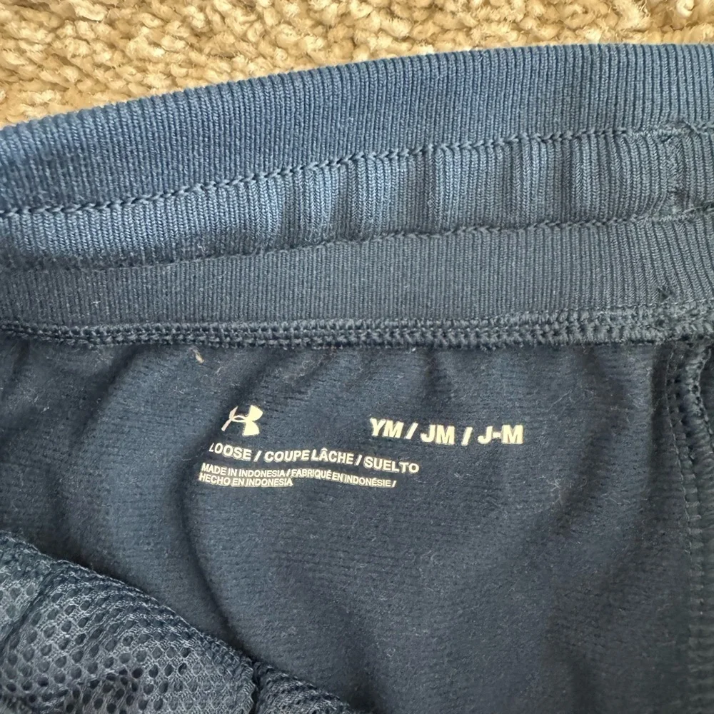Under Armour Kids' Blue Jogger Pants - Picture 3 of 4